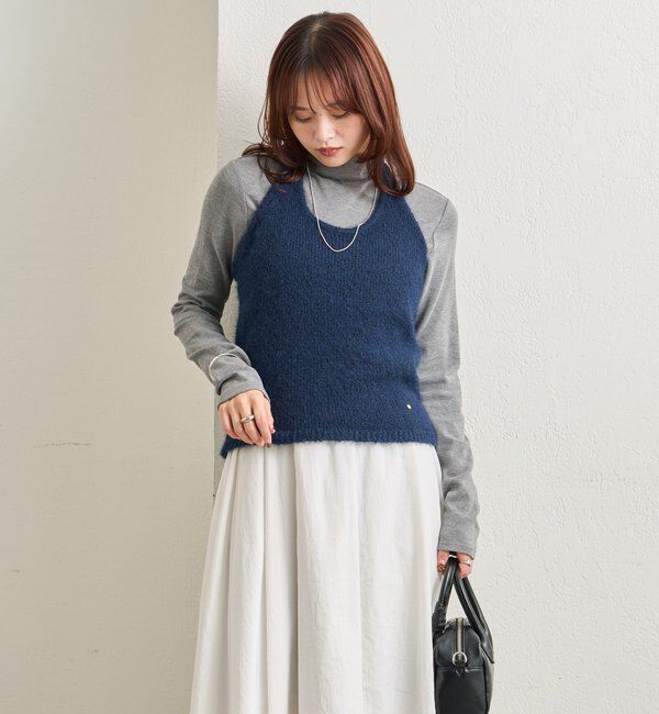  「ふわふわホルターニットビスチェ」|ニット・セーター|