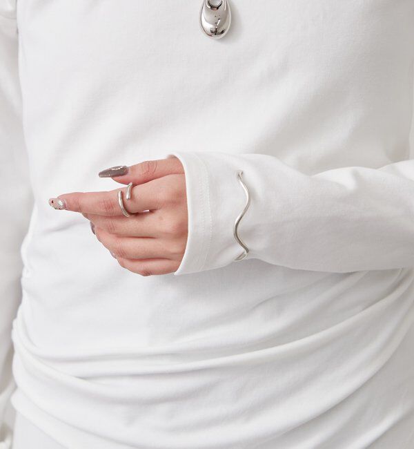  「オフショルヘム カットソー」|Tシャツ・カットソー|