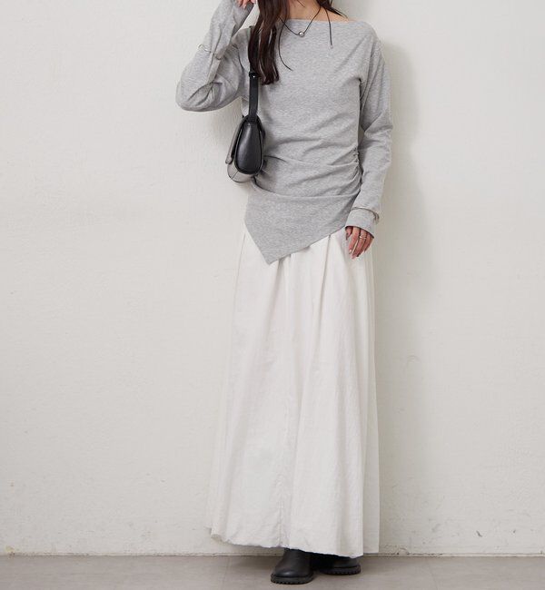  「オフショルヘム カットソー」|Tシャツ・カットソー|