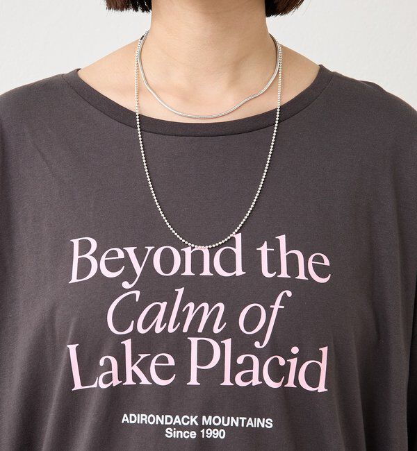  「配色BIGロゴロングTシャツ」|Tシャツ・カットソー|