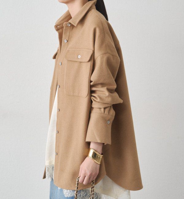  「ウールオーバーシャツ」|シャツ・ブラウス|