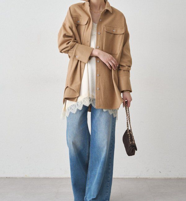  「ウールオーバーシャツ」|シャツ・ブラウス|