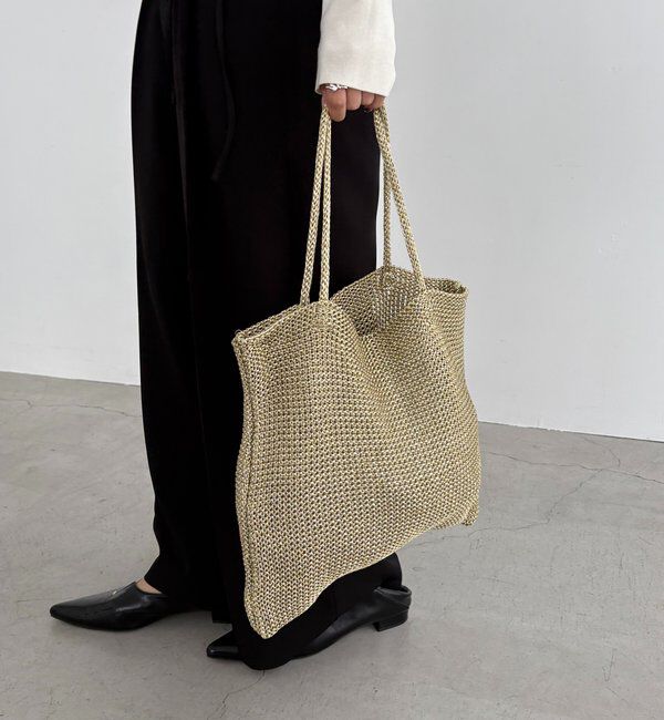  「【PC/A4サイズ収納可】ラメトートバッグ」|トートバッグ|