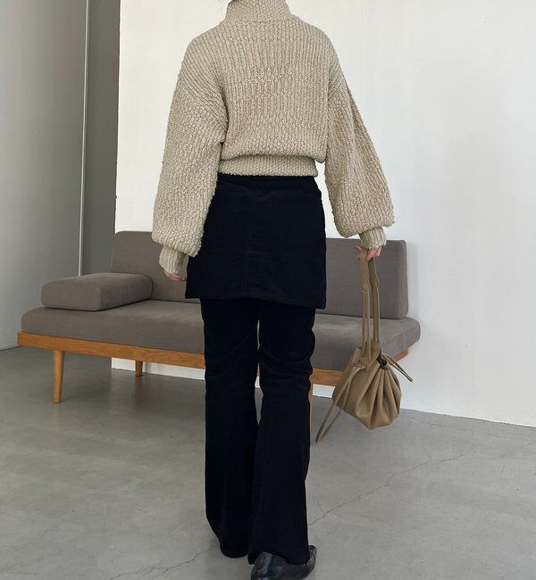  「ハーフジップニット」|ニット・セーター|