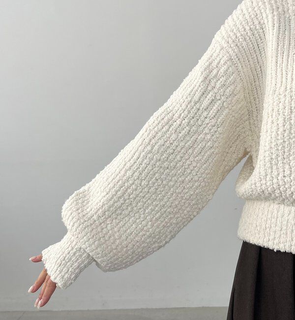  「ハーフジップニット」|ニット・セーター|