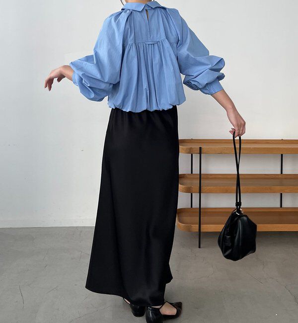  「バルーンクロップシャツ」|シャツ・ブラウス|