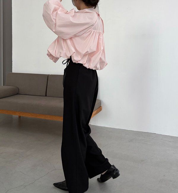  「バルーンクロップシャツ」|シャツ・ブラウス|