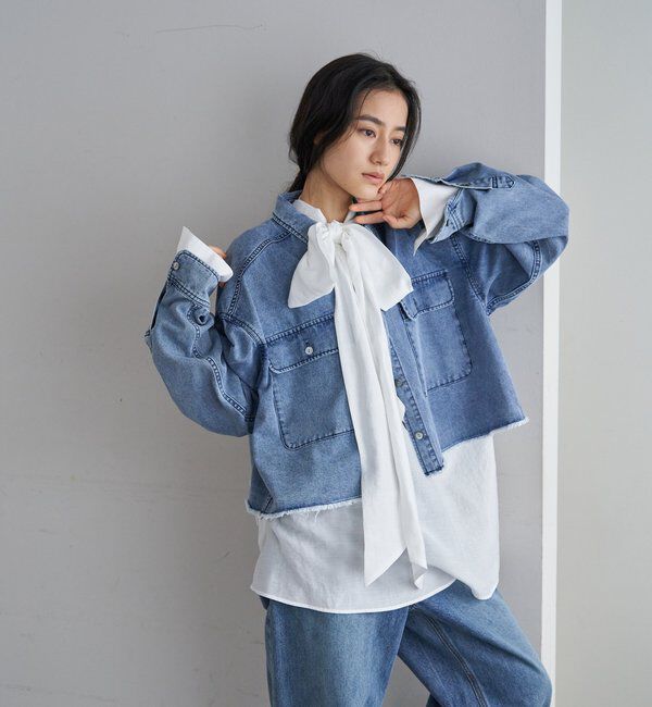  「【26SS予約】ボウタイブラウス」|シャツ・ブラウス|