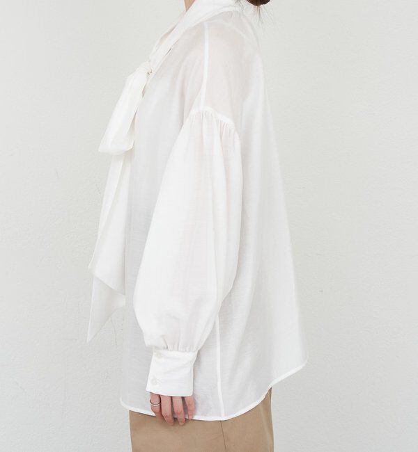  「【26SS予約】ボウタイブラウス」|シャツ・ブラウス|