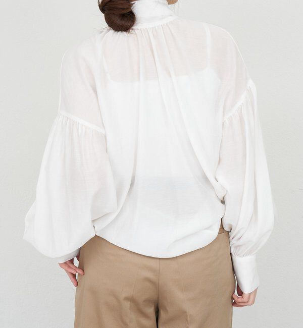  「【26SS予約】ボウタイブラウス」|シャツ・ブラウス|