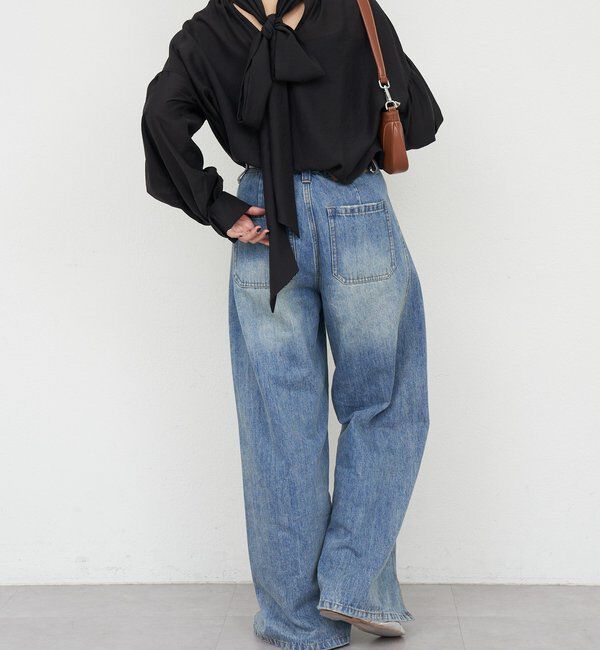  「【26SS予約】ボウタイブラウス」|シャツ・ブラウス|