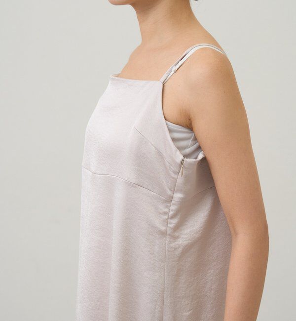  「サテンキャミワンピース」|ワンピース|