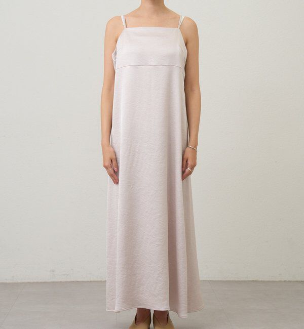  「サテンキャミワンピース」|ワンピース|