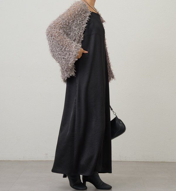  「サテンキャミワンピース」|ワンピース|