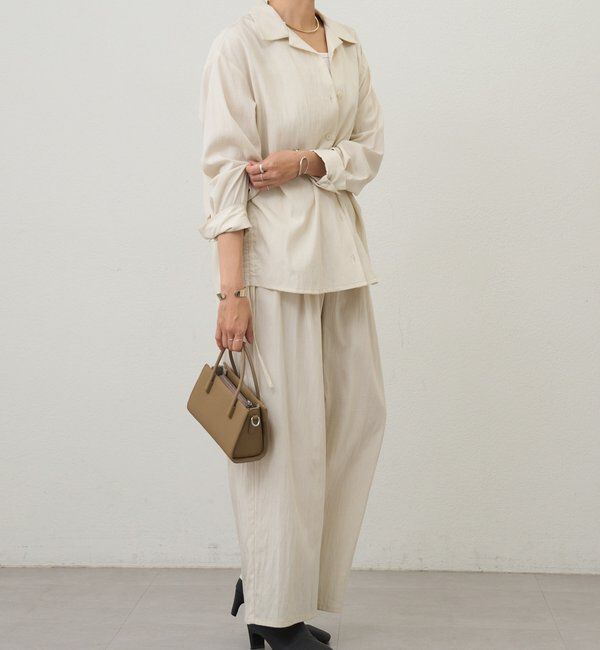  「【26SS予約】3タックイージーパンツ」|チノ|