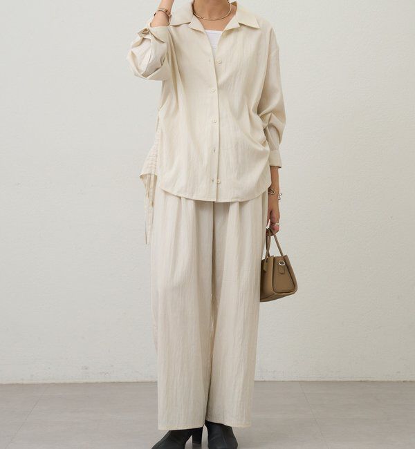  「【26SS予約】3タックイージーパンツ」|チノ|