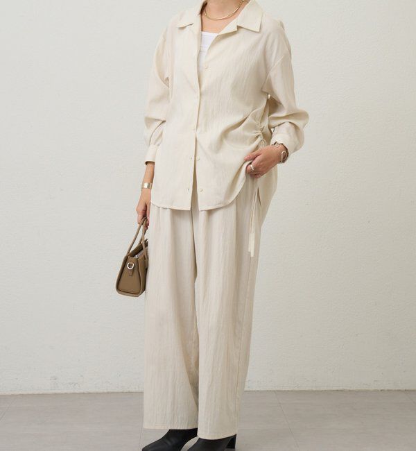  「【26SS予約】3タックイージーパンツ」|チノ|