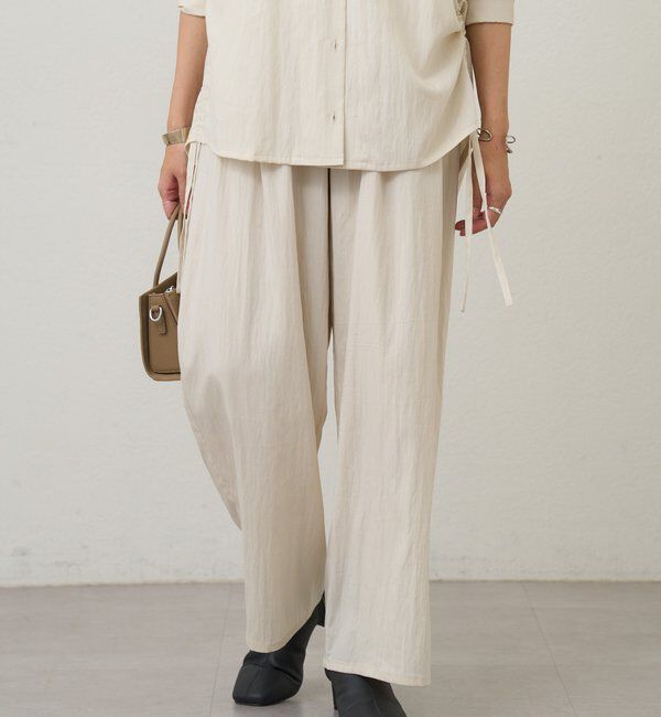  「【26SS予約】3タックイージーパンツ」|チノ|