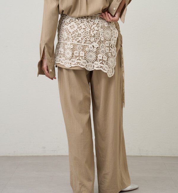  「【26SS予約】3タックイージーパンツ」|チノ|