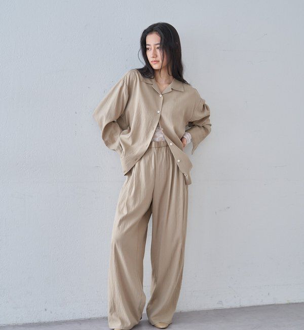  「【26SS予約】3タックイージーパンツ」|チノ|