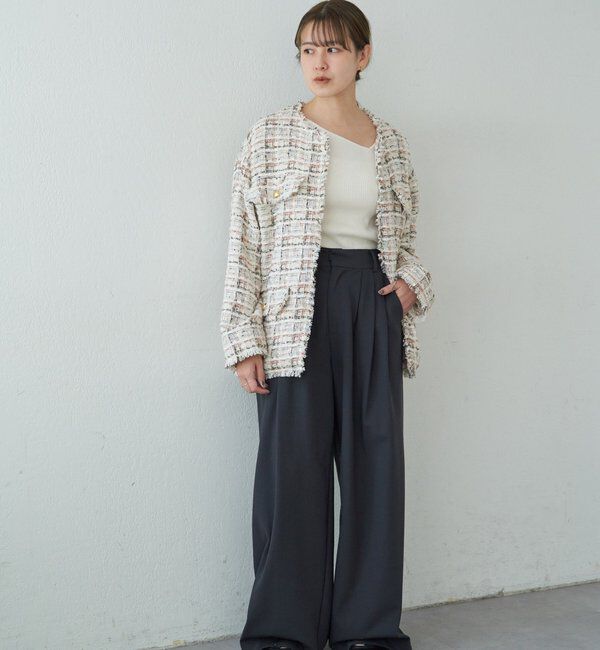  「【インフルエンサー＠akane_nagataコラボ】ツイードジャケット」|その他|