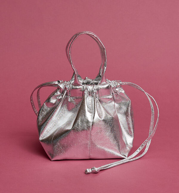 collex「メタリックドロストボートトートバッグ」|トートバッグ|シルバー