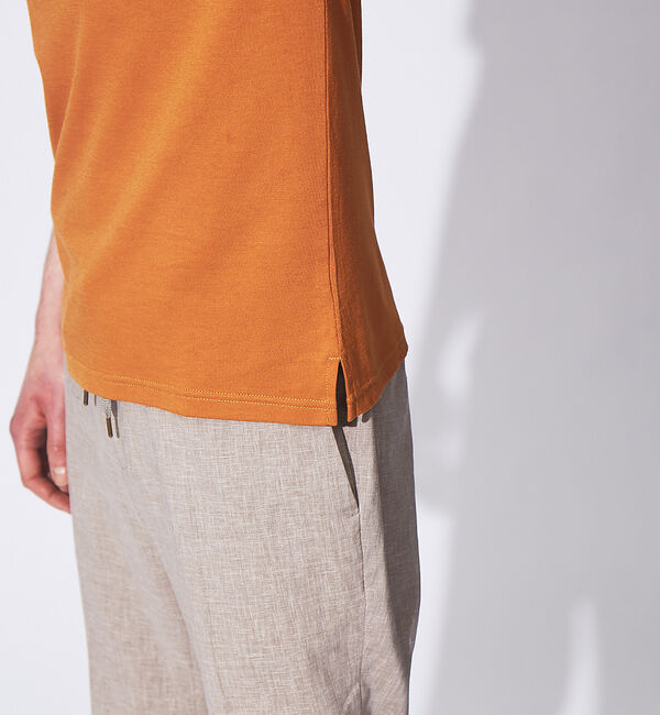 ABAHOUSE「【FLEX COOL】超接触冷感 スムース ポロシャツ」|ポロシャツ|