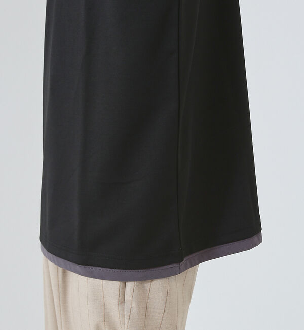 ABAHOUSE「【レイヤード】キーネック ロングスリーブ Tシャツ」|Tシャツ・カットソー|