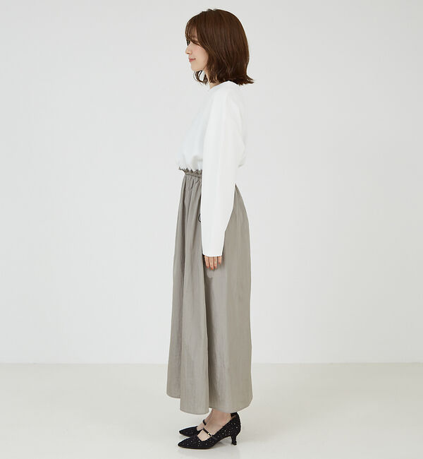 abahouse mavie「【大人のいちまんワンピ】カットコンビドロストワンピース」|ワンピース|