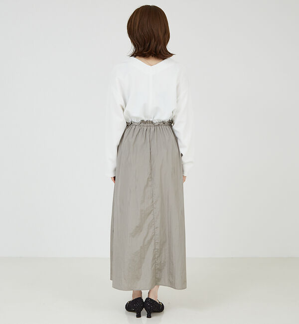 abahouse mavie「【大人のいちまんワンピ】カットコンビドロストワンピース」|ワンピース|