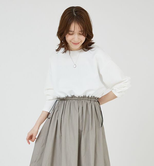 abahouse mavie「【大人のいちまんワンピ】カットコンビドロストワンピース」|ワンピース|