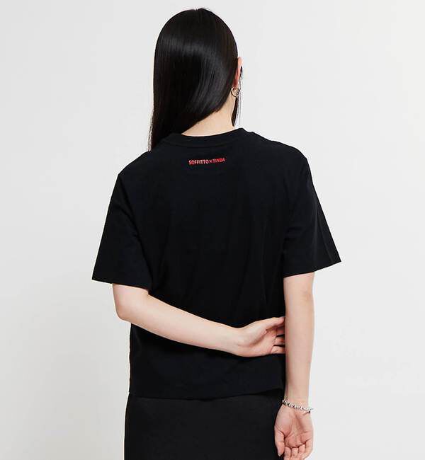 Soffitto「《コラボ》【Soffitto&times;TINDA】プリントTシャツ」|Tシャツ・カットソー|