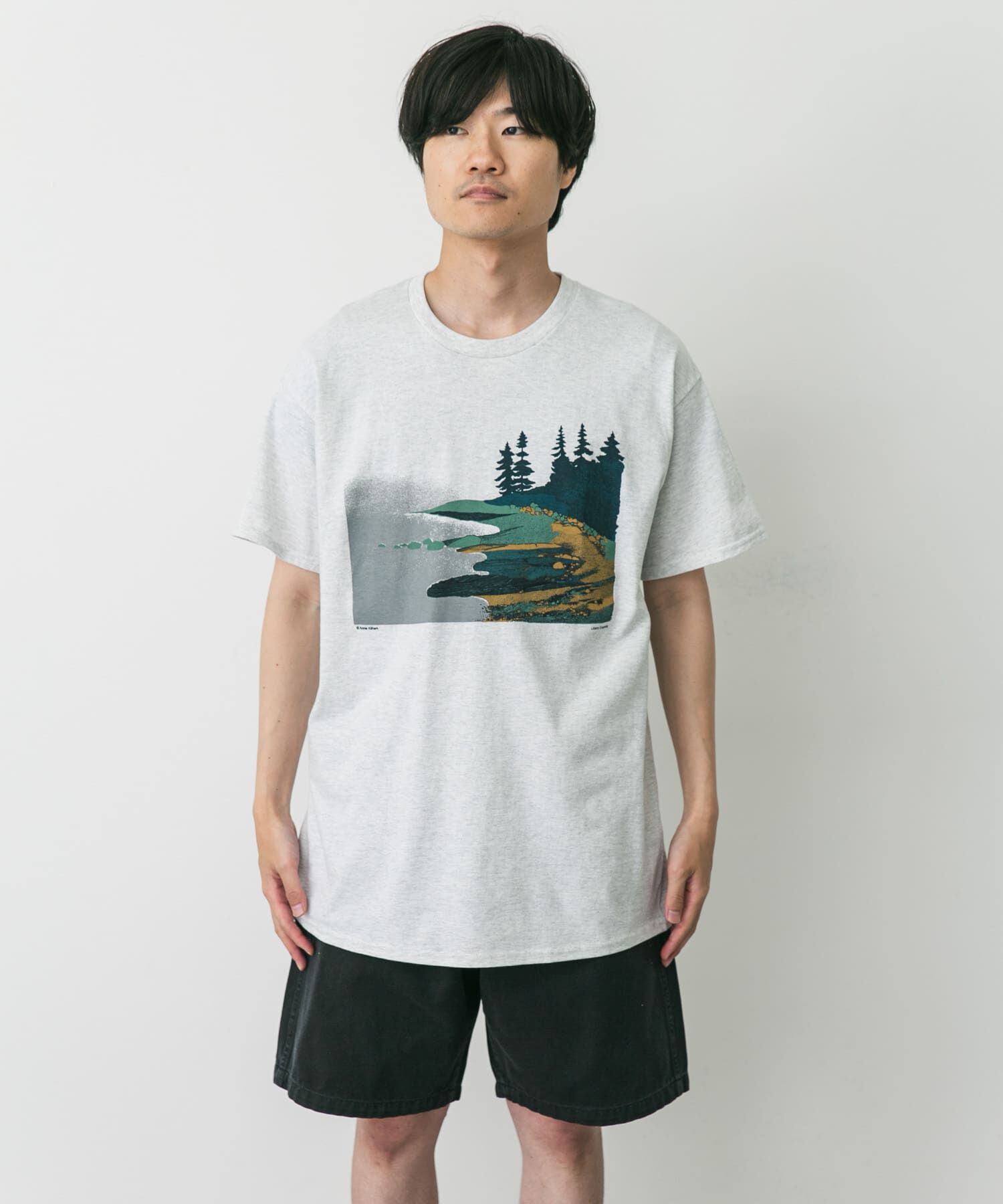URBAN RESEARCH DOORS「LIBERTY GRAPHICS　Fog」|Tシャツ・カットソー|