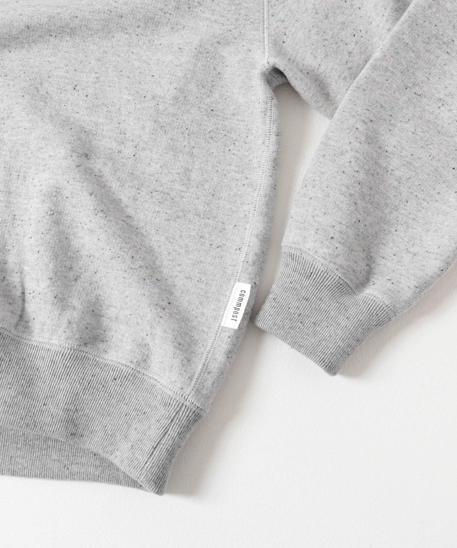 URBAN RESEARCH DOORS「commpost　反毛裏毛ハーフジップスウェット」|スウェット・ジャージ|