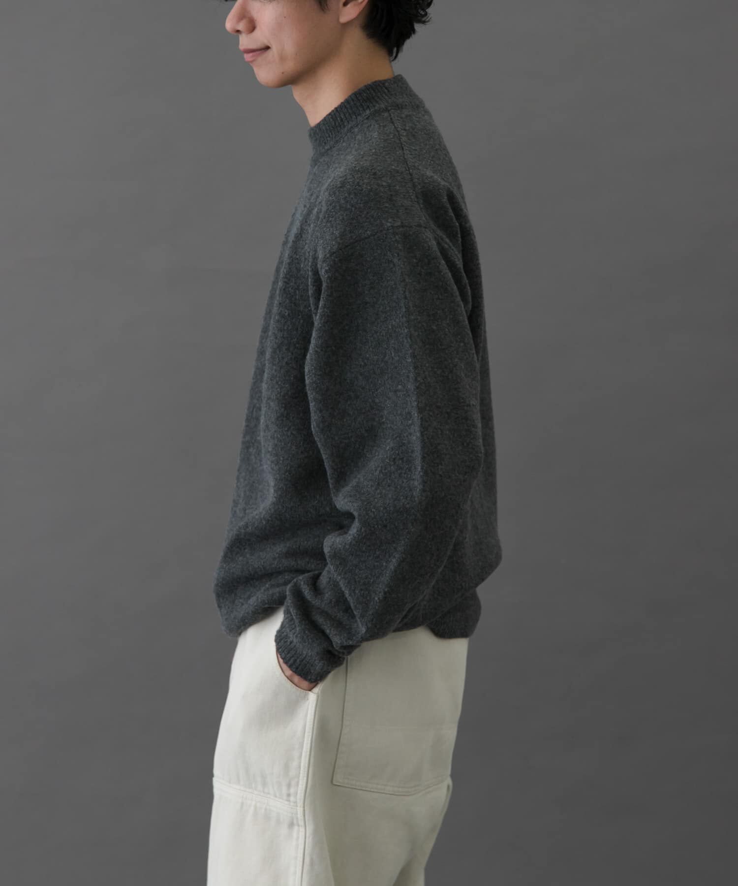 URBAN RESEARCH DOORS「FORK&SPOON　Ricotta モックネックニット」|ニット・セーター|