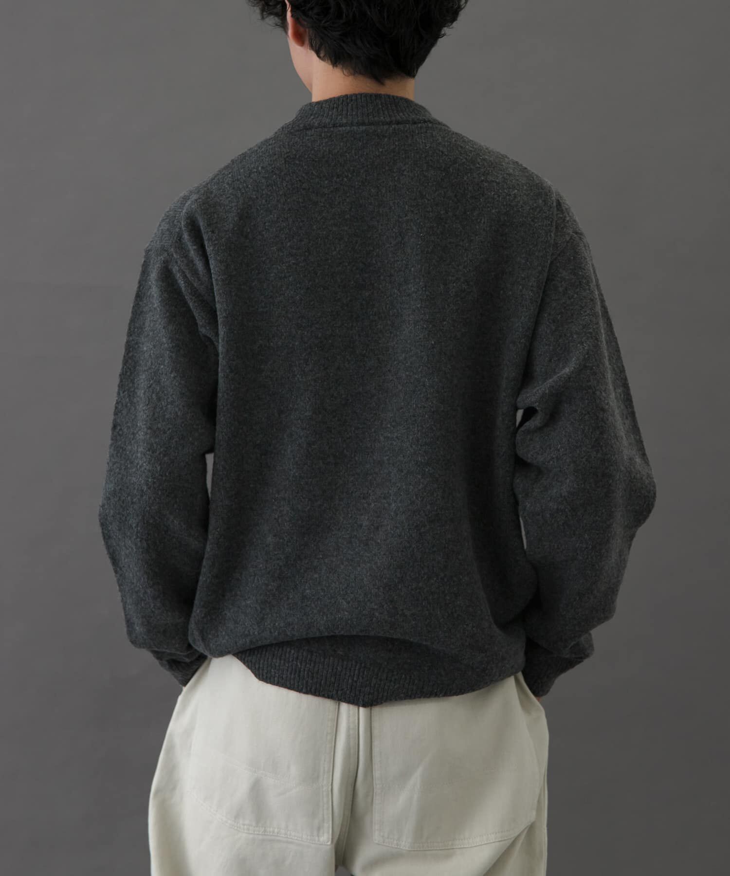 URBAN RESEARCH DOORS「FORK&SPOON　Ricotta モックネックニット」|ニット・セーター|