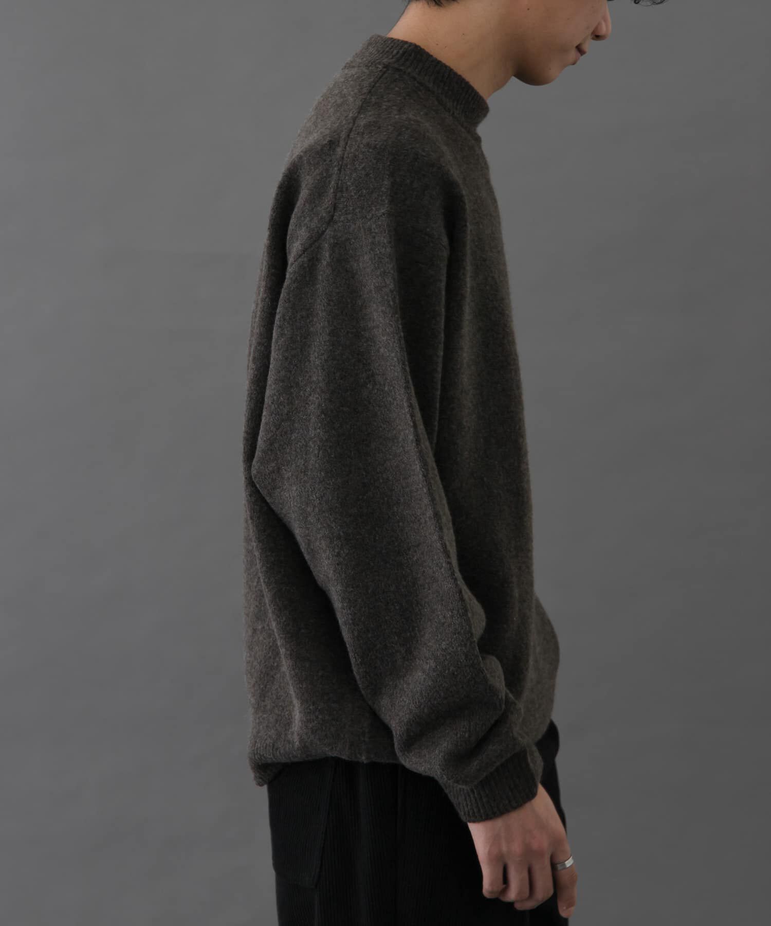 URBAN RESEARCH DOORS「FORK&SPOON　Ricotta モックネックニット」|ニット・セーター|