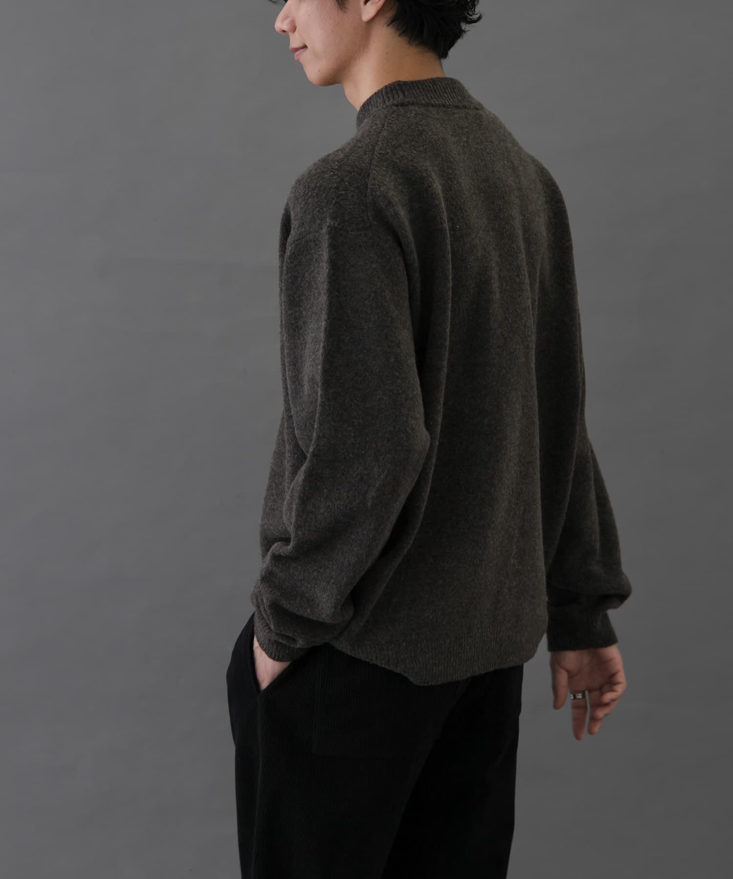 URBAN RESEARCH DOORS「FORK&SPOON　Ricotta モックネックニット」|ニット・セーター|