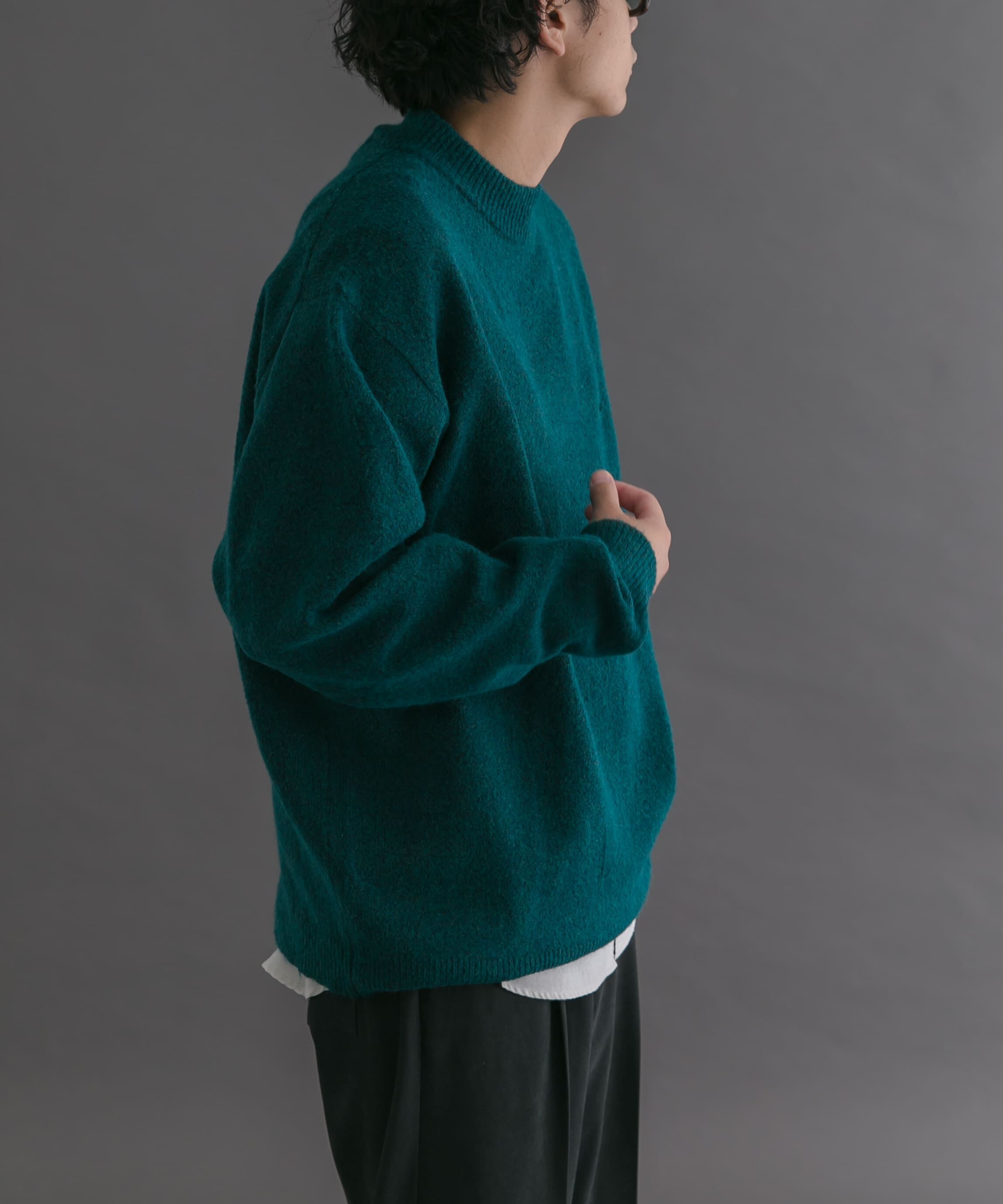 URBAN RESEARCH DOORS「FORK&SPOON　Ricotta モックネックニット」|ニット・セーター|