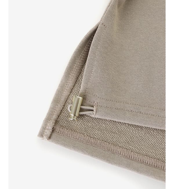  「ジップデザインハーフスリーブスウェット」|スウェット・ジャージ|