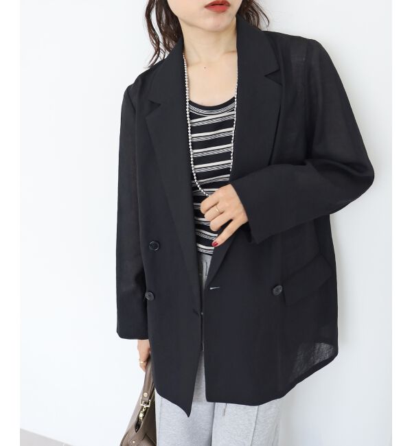  「マルチボーダーリブタンク」|タンクトップ|