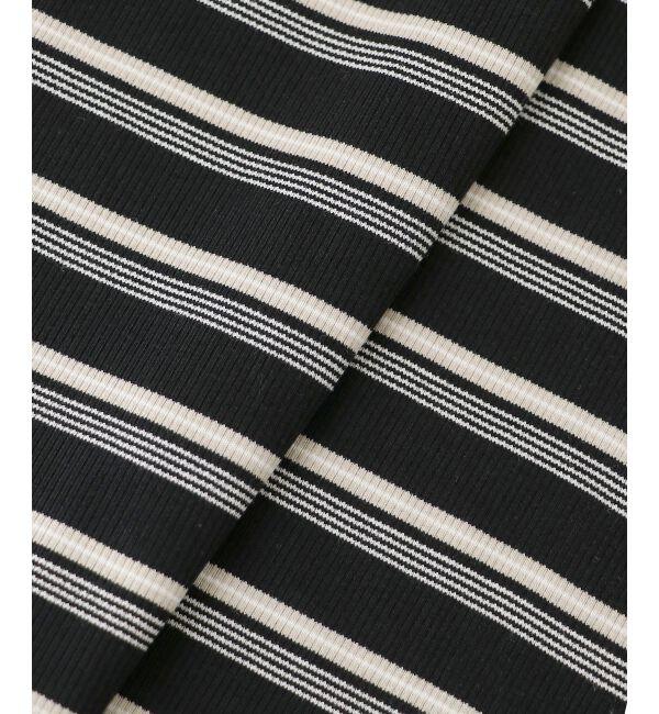  「マルチボーダーリブタンク」|タンクトップ|