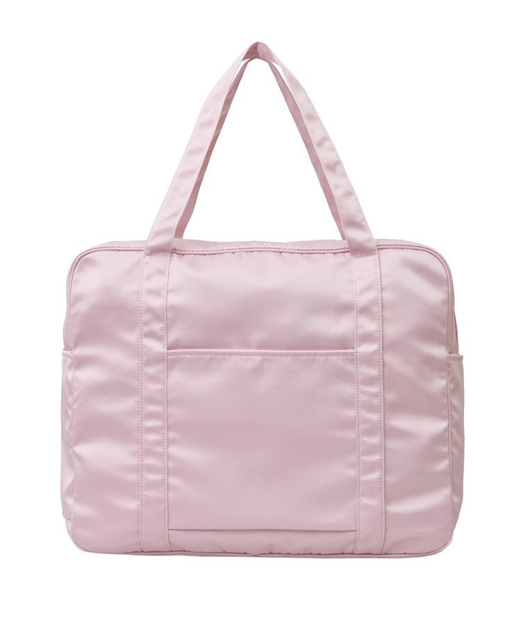 Maison de FLEUR「EC限定サテンフリルキャリーオンバッグ」|トートバッグ|