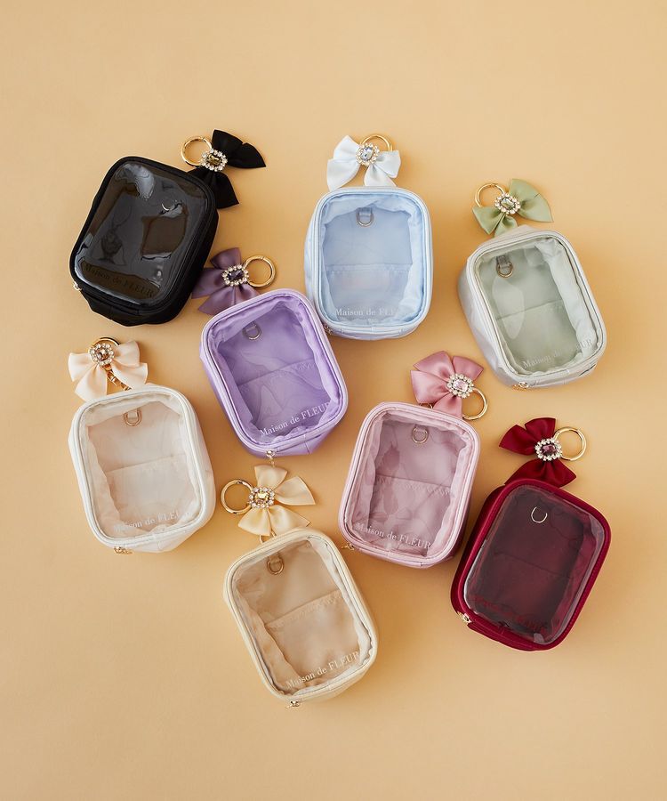 Maison de FLEUR「EC限定クリアポーチS」|ポーチ|