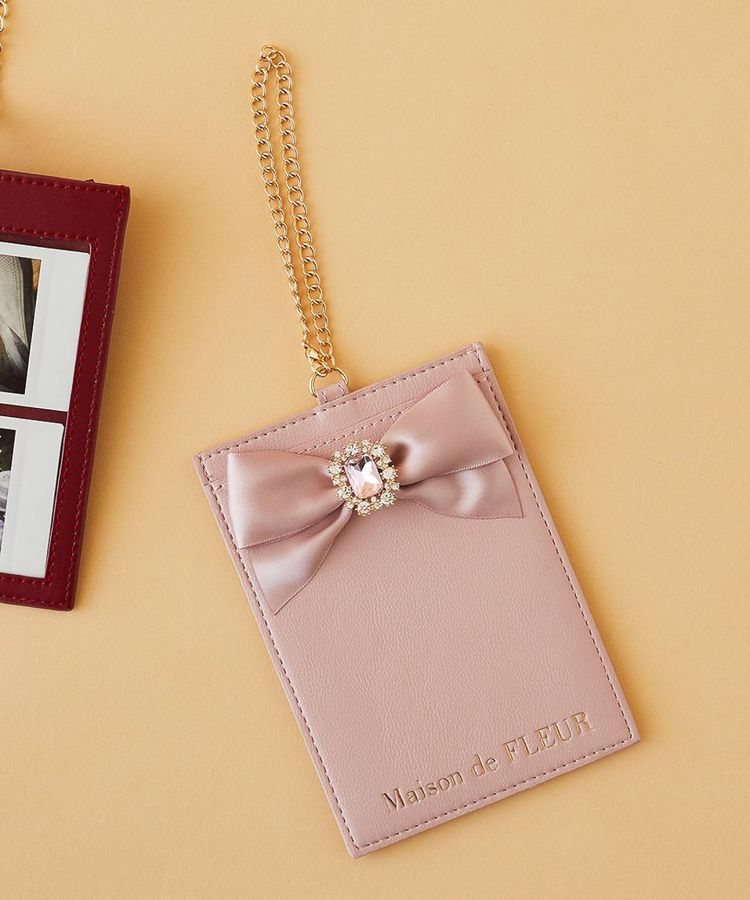 Maison de FLEUR「EC限定フォトケース」|ポーチ|ピンク