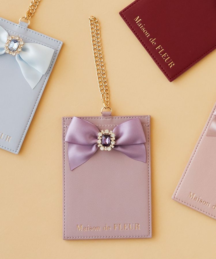 Maison de FLEUR「EC限定フォトケース」|ポーチ|ラベンダー