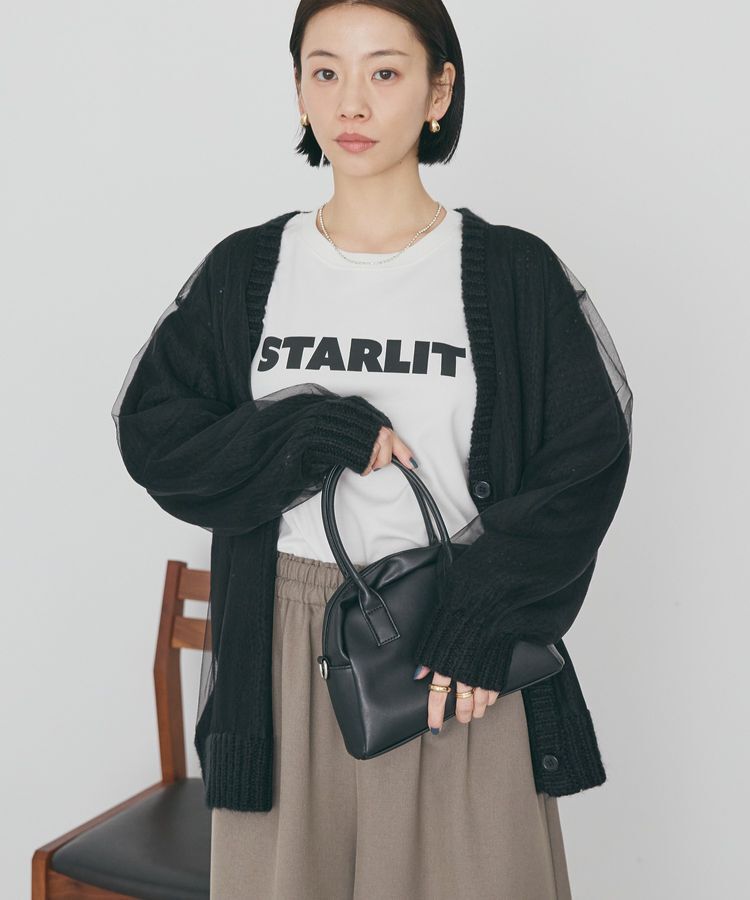 AMERICAN HOLIC「チュールレイヤードカーディガン」|カーディガン|