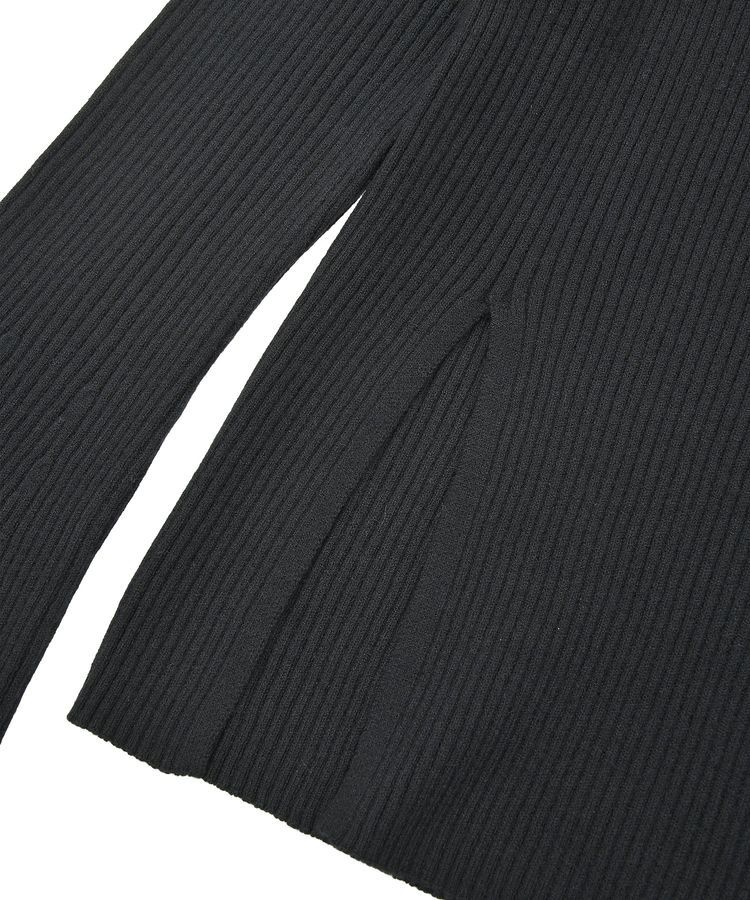 AnriettMusee「前後2wayアシンメトリー袖フレアリブニット」|ニット・セーター|