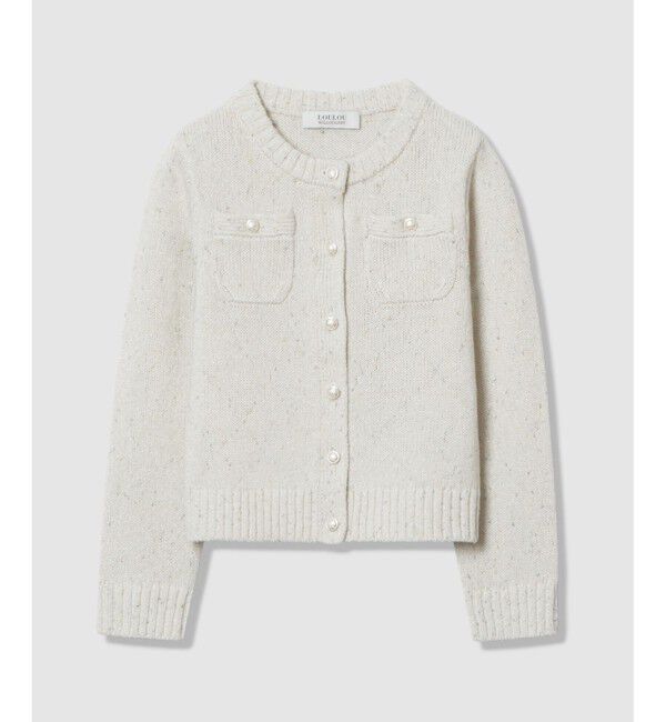 LOULOU WILLOUGHBY「【LOULOU WILLOUGHBY】GRAINYラメカーディガン」|カーディガン|