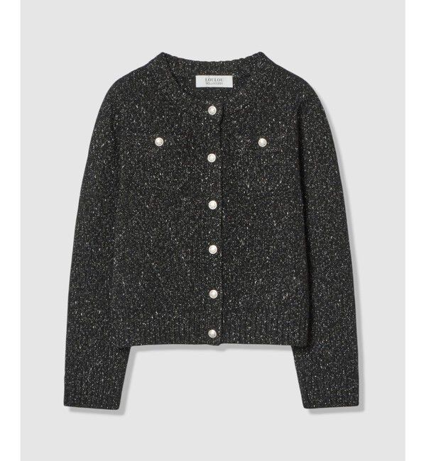 LOULOU WILLOUGHBY「【LOULOU WILLOUGHBY】GRAINYラメカーディガン」|カーディガン|